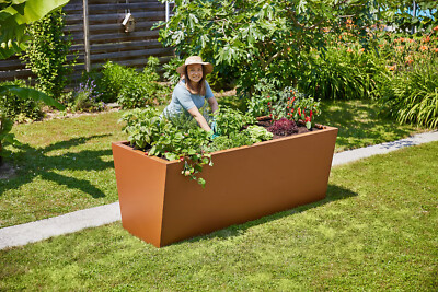 Hochbeet Gutta Valenta 150 Rostiges Eisen 150x90x80cm. Garten, Balkon & Terrasse