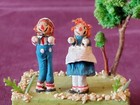 RAGGEDY ANN AND ANDY MINIATURE DIORAMA  BY "M.S." - EARLY 1980's — photo 1