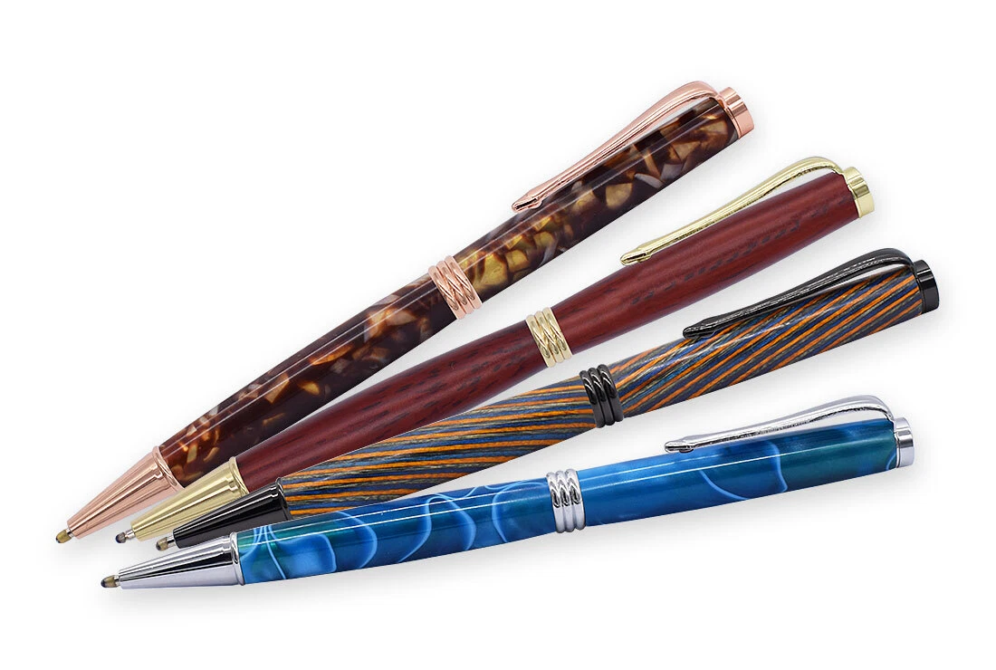 Excellence Pen Kits Woodturning Kits Pen Turning 7mm Slimline Pen Kits  BP589#