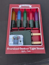 MR CHRISTMAS 10ft Oversized Light Strand Jumbo Bulbs Tiktok Viral Blow Mold