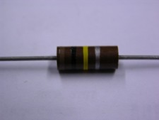 10 Vintage Allen Bradley RC32GF104K 100K 1W 10 Carbon Comp Resistors