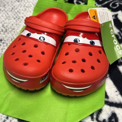  ️ Crocs Classic Clog Lightning McQueen 5 Mens 7 Women's Limited Edition.
