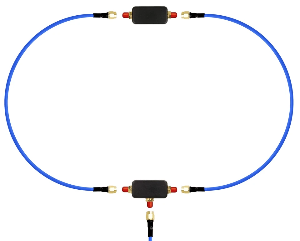 IMPULSFOTO YouLoop Portable Passive Magnetic Loop Antenne für HF u. VHF f. AIRSPY / RTL-SDR