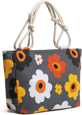 Large Tote Handbag,Women Beautiful Flower Bag, Canvas Shoulder Bags for Lady'S W
