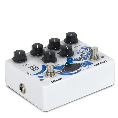 DEVILFISH Chorus Delay Effect Pedal Dual Guitar Pedal