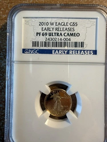 2010 $5 American Gold Eagle Early Release PF69