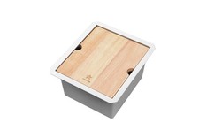 STARSTAR Workstation Ledge Undermount Single Bowl 304 Stainless Steel Kitchen...