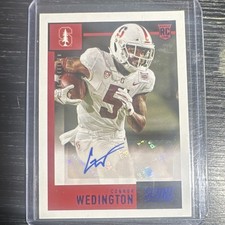 Panini Chronicles Draft Picks Connor Wedington Stanford Rookie Auto #SA-CWE