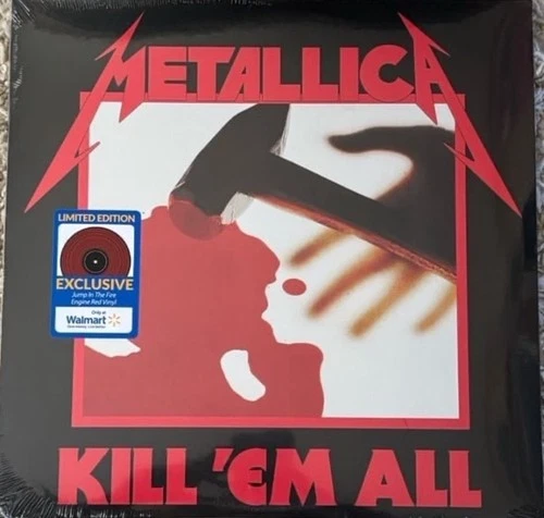 Metallica Kill ‘Em All Vinyl Record Red Walmart Exclusive New Sealed