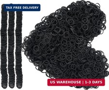 Rubber Bands mini 2000pcs rubber band black 0.5inch small Rubber Band Mini Soft