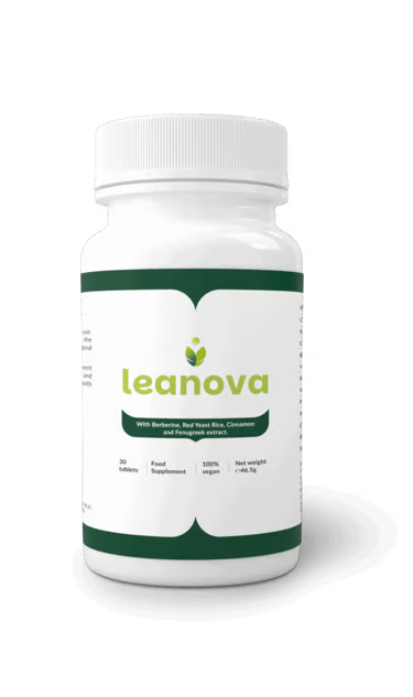 Leanova Food Supplement Berberine Cinnamon Fenugreek Biotin Magnesium Vit D3