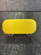 Marc Jacobs Yellow Hard Shell Eyeglass Case with Cleaning Cloth