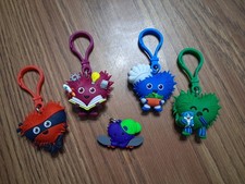 Lot of 5 Kids American Heart Association Challenge Heroes Keychains Charms