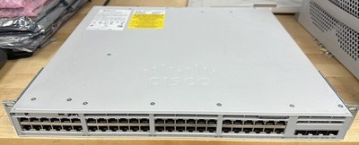 Cisco Catalyst C9300-48U-A 48 Port UPoE Network Switch, 1x AC PSU
