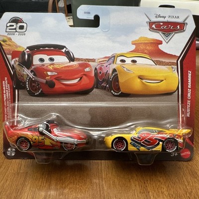 Disney Pixar Headset Crew Chief McQueen Rusteze Cruz Ramirez 2-Pack