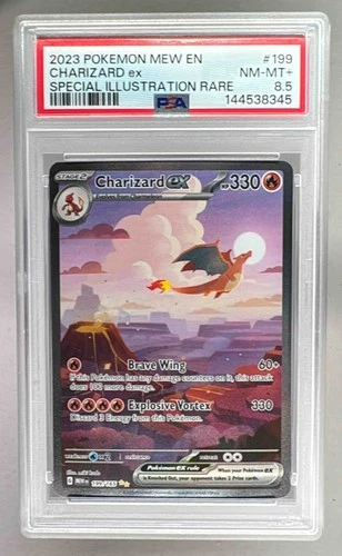 144538345 Charizard ex 2023 Pokemon Scarlet Violet 151 #199 SIR PSA 8.5