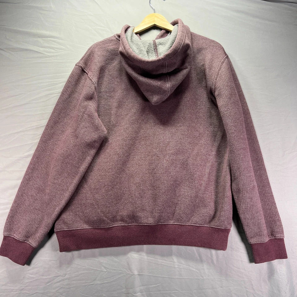 RVCA Sudadera con Capucha Para Hombres Grande Roja Henley Polar Pullover Sudadera Henley MMA Ju Jitsu Foto 4 de 4