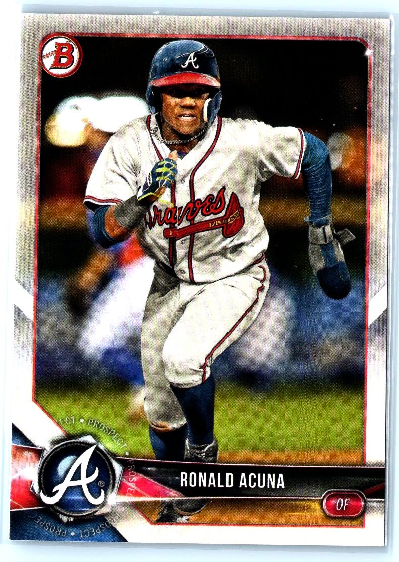 2018 Bowman #BP1 Ronald Acuna Prospects RC