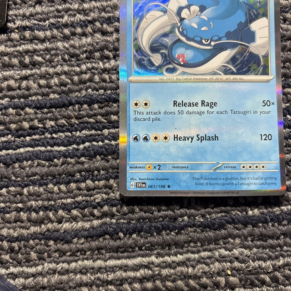 Dondozo 061/198 VERTICAL LINE HOLO EXCLUSIVE Pokemon Scarlet & Violet TCG Nm/m - Image 3 of 4