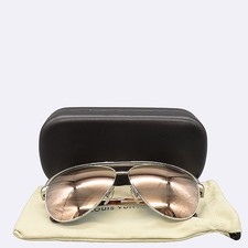 Louis Vuitton Z0858U White/Leopard Jet Set Aviator Sunglasses