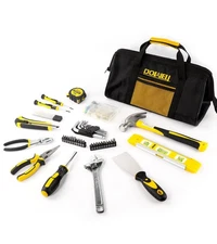 146PCS Homeowner Tool Set, Household Repairing Tool Kit with 14-Inch Wide Mou...