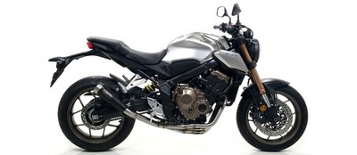 KOMPLETTER AUSPUFF ARROW PRO-RACE DARK CAT FÜR HONDA CB 650 R 2019 > 2023
