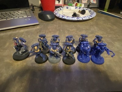 Games Workshop Space Marines Ultramarines Painted Lot Warhammer 40K