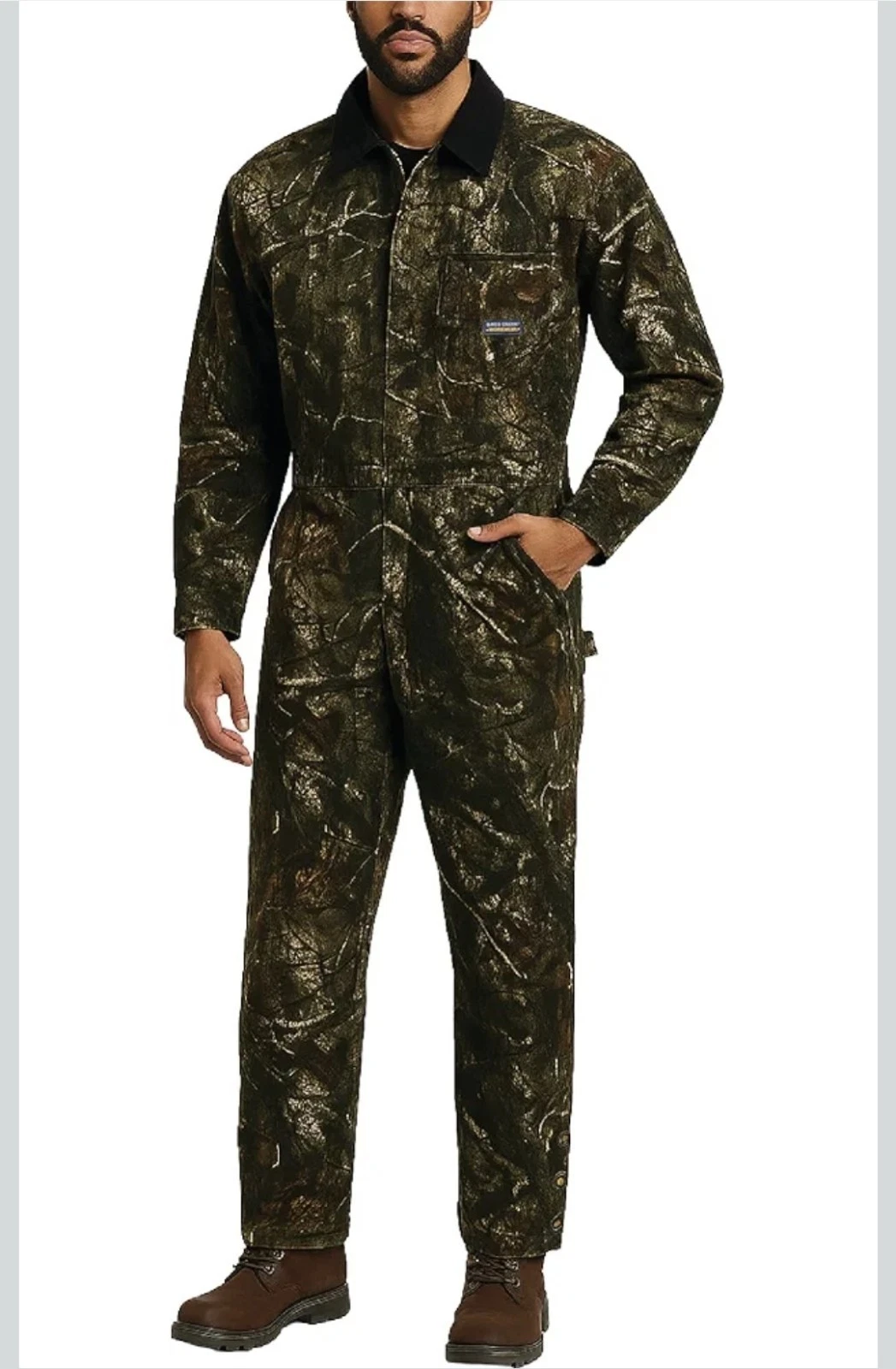 Bass Creek Men’s Insulated Coveralls Work Jumpsuit XL