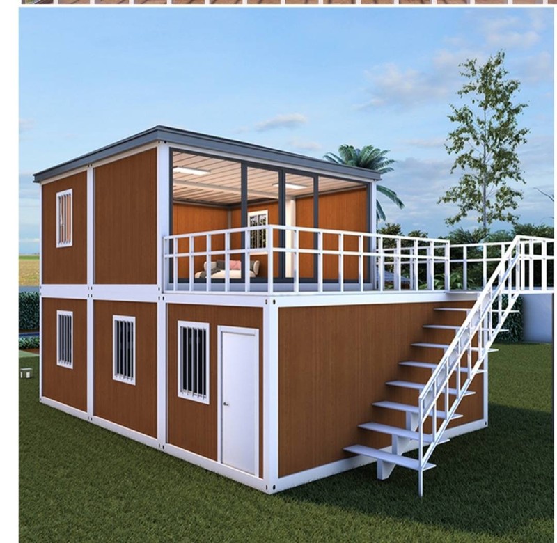 5 Container Home 8ftx20ft Each. 2 Story With Balcony.