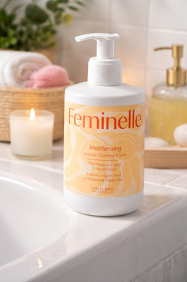 Feminelle Intimate Wash 300ml Moisturising Feminine Hygiene Cleanser pH Balanced