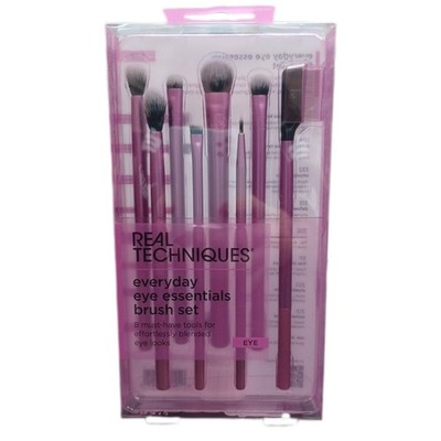 Real Techniques Everyday Eye Essentials Make-up-Pinsel-Set, Augenpinsel für Line
