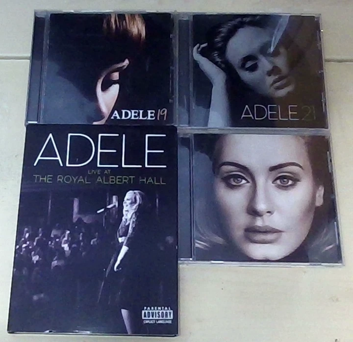ADELE 4 x CD + DVD Job Lot - Image 1 of 1