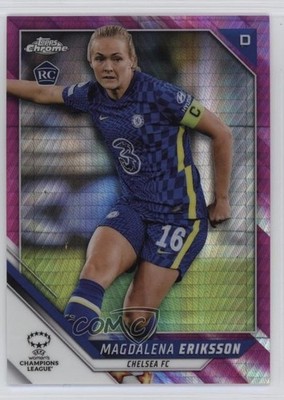 2021 Chrome UEFA Women's Champions League /150 Magdalena Eriksson Rookie RC 1o2