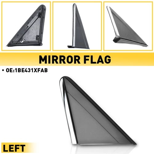 Left Driver Side Flag Mirror Molding Applique For 2008-2020 Dodge Grand Caravan