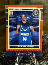 2024 Panini NBA Hoops DARON HOLMES II RC #/75 RED Parallel Denver Nuggets Rookie