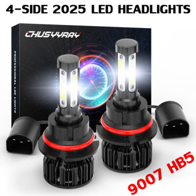For 2001-2007 Dodge Caravan Chrysler Town & Country LED Headlights Hi-Low Bulbs