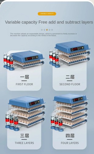 176-Egg Automatic Egg Incubator with Dual Power Supply-Smart Household Incubator - Picture 21 of 23