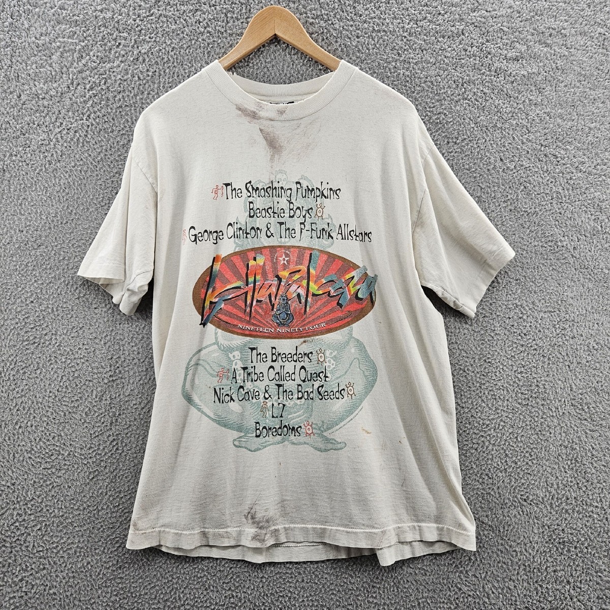Vintage Lollapalooza 1994 Shirt Size XL Giant Single Stitch Vintage Lollapalooza 1994 Shirt Size XL Giant Single Stitch