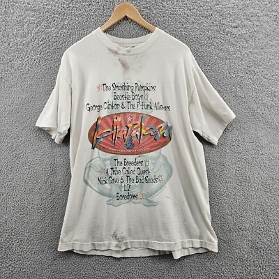 Vintage Lollapalooza 1994 Shirt Size XL Giant Single Stitch