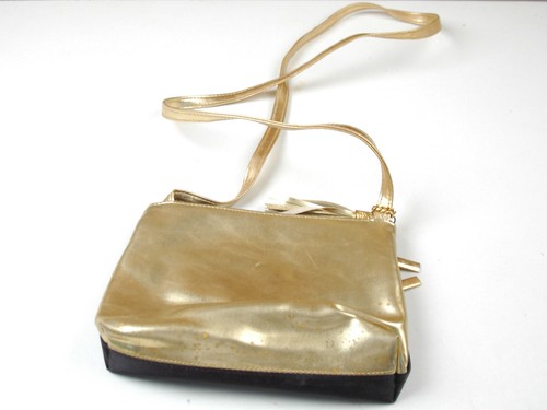 BOLSO DE SOL NEGRO Y DORADO (STUDIO-32-LH) - Imagen 2 de 2