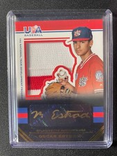 2017 Panini USA Stars & Stripes Oscar Estrada Autographed Patch Black #3/5!!!