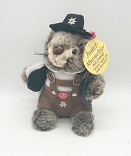 Vintage Jodel-Murmeltier mit Sound (Video) lustig jodelndes  /Plüschtier ,,NEU,,