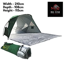 Fishing Shelter Brolly System Carp Fishing Tent With Groundsheet