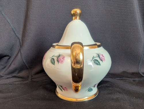 Kingwood China Teekanne mit Goldrand und Deckel - Bild 2 von 9