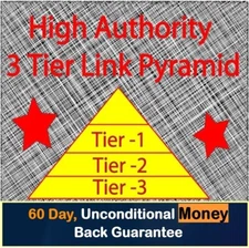 POWERFUL 3-Tier SEO Link Pyramid Backlink Service