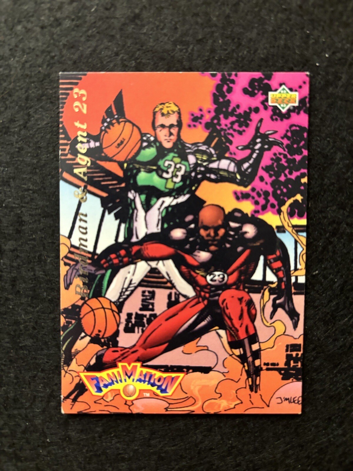 1992-93 Upper Deck - FaniMation #510 Larry Bird, Michael Jordan
