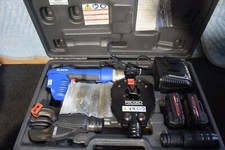 Ridgid/Isco Model RE6 Electrician Multitool + Cutter Crimper Punch Attachements