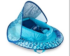 SwimWays INFANT Spring Float Inflatable Step 1 Ages 3-9 Months BLUE boy