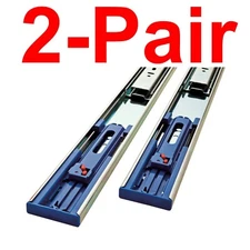 Liberty Hardware 2-Pair Full Extension Side Mount Ball Bearing Drawer Slide