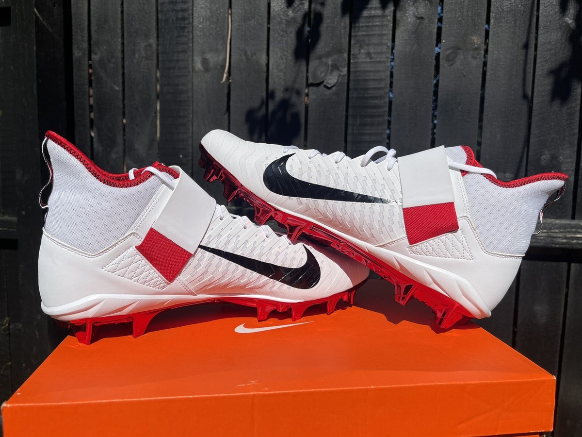 Size 15 Wide Ohio State PE Nike Alpha Menace Pro 2 Mid Football Cleats SAMPLE SAMPLE Nike Ohio State PE Alpha Menace Pro 2 Football Cleats  main image 2